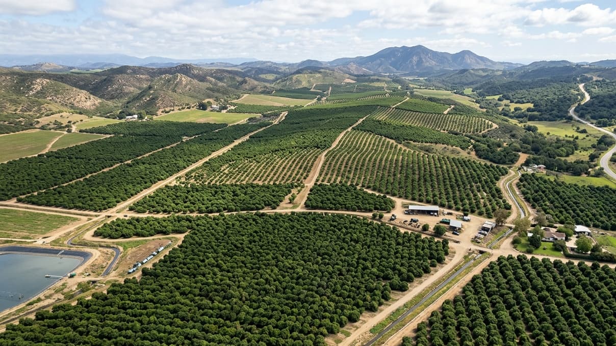 Productive farmland landscape